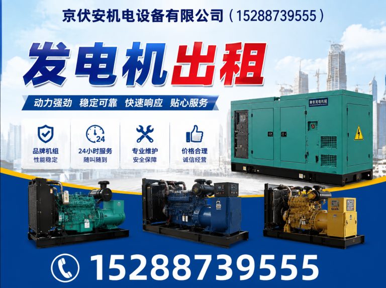 商丘静音发电车租赁展示图